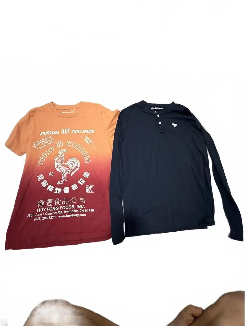 Abercrombie Kids Boys Shirts Size 15/16 Lot of 2 Bundle